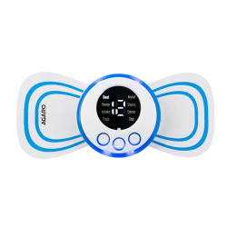 AGARO MT1717 Tens Massager For Pain Relief, 8 Modes & 19 Strength Levels, Mini Body Massager Ems Massage Machine For Shoulder,Arms,Legs,Back Pain For Men&Women.
