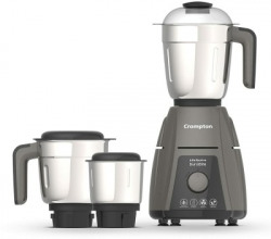 Crompton DuroElite 800Watt Mixer Grinder with 5 year warranty duro elite 800 Mixer Grinder (3 Jars, Grey, Mettalic Finish)