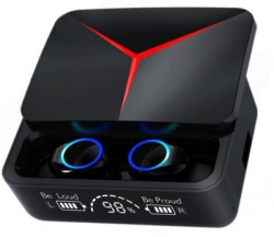 DigiClues Earbuds M90 PRO Upto 48 Hours Playback with ASAP Charge Bluetooth Headset(Black, True Wireless)