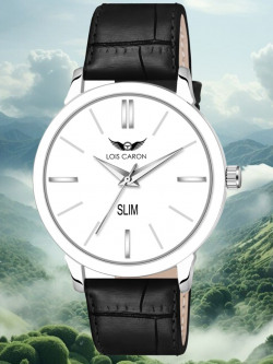 LOIS CARON MEN LEATHER STRAPS ANALOGUE WATCH MLC-4257