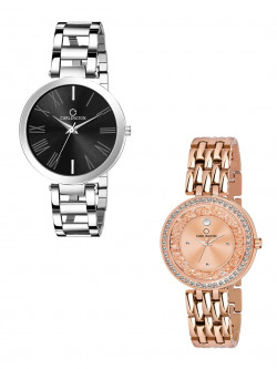 CARLINGTON Women Bracelet Analogue Watch Gift Set
