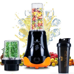 MULTIINSTA Nutri Blender with 750 ML Sipper Bottle - Powerful Nutri Bullet Blender With Bullet Mixer Grinder - Make Smoothies And Juices In Seconds,Chutneys And Dips, Powerful 500W Copper Motor,