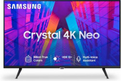 SAMSUNG Crystal 4K Neo Series 138 cm (55 inch) Ultra HD (4K) LED Smart Tizen TV with Voice Search(UA55AUE65AKXXL)