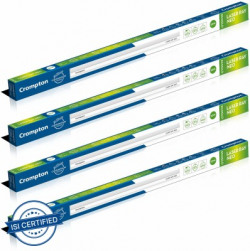 Crompton Laser Ray Neo 10W Straight Linear LED Tube Light(White, Pack of 4)