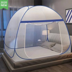 Adbra Polyester Adults Washable Foldable Mosquito Net