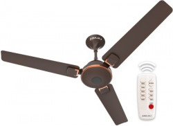 BAJAJ Energon 5 Star 1200 mm BLDC Motor 3 Blade Ceiling Fan(Red Walnut Copper, Pack of 1)
