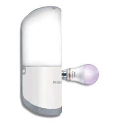 PHILIPS 10-Watt Smart Wi-Fi Wall Light Wiz Nova Decorative Wall Light for Bedroom, Living Room, Compatible with Amazon Alexa & Google Assistant, Pack of 1, B22 Base, LED