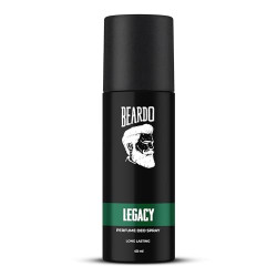 Beardo Legacy Deo Body Spray 40ml | Spicy, Aromatic Fragrance | Long Lasting Freshness | Perfume Body Spray for Men | Best Gift for Men | Premium Deodorant Body Spray for Men