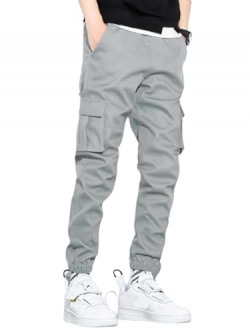 Track Pant for Men || Track Pants || Plain Track Pant (TP-16-19) (2XL, Grey)