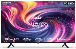 ACER 127 CM (50 INCHES) H PRO SERIES 4K ULTRA HD SMART LED GOOGLE TV AR50GR2851UDPRO (BLACK)
