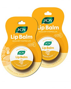 Joy Almond Honey Lip Balm | Goodness of Honey Almond | Lip Repair & Essential Lip Care | Deep Nourishing & Moisturization | All Purpose Lip Balm | Long-lasting Nourished Lips (Pack of 2 X18g)