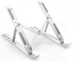 OET EUROPEAN STANDARD FOLDABLE ALUMINUM ERGONOMIC LAPTOP STAND COMPATIBLE WITH MAC BOOK AND ALL MODEL LAPTOPS LSTD-05 LAPTOP STAND