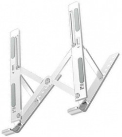 blue seed BBD Foldable Laptop Stand Table;Height Adjustable Heavy Quality Aluminium Laptop Stand