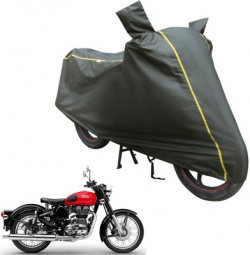 Fit Fly Waterproof Two Wheeler Cover for Royal Enfield(Classic 350, Green)