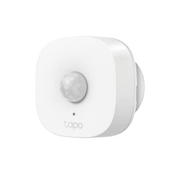 TP-LINK TAPO T100 120 PIR SMART MOTION SENSOR WITH MOTION-ACTIVATED LIGHT, ENERGY SAVING, BATTERY-POWERED, REAL-TIME NOTIFICATIONS, DEVICE SHARING