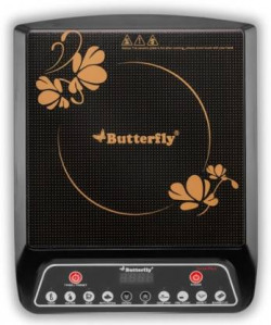 BUTTERFLY TURBO PLUS INDUCTION COOKTOP(BLACK, PUSH BUTTON)