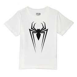 MARVEL SPIDERMAN BY WEAR YOUR MIND BOY'S REGULAR T-SHIRT (DMABCT066_WHITE2 11-12Y)