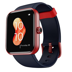 boAt Xtend Smart Watch with Alexa Built-in, 1.69 HD Display, Multiple Watch Faces, Stress Monitor, HR & SpO2 Monitoring, 14 Sports Modes, Sleep Monitor, 5 ATM & 7 Days Battery Life(Deep Blue)