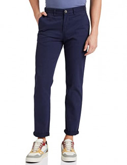 Amazon Brand - INKAST Men's Regular Casual Trousers (INKCT-TO-001_Navy_40)