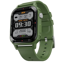 FIRE-BOLTT TANK 1.85 OUTDOOR RUGGED BLUETOOTH CALLING SMART WATCH, 123 SPORTS MODE, 8 UI INTERACTIONS, BUILT IN SPEAKER & MIC, 7 DAYS BATTERY (GREEN)