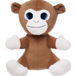Amazon Brand - Jam & Honey Glittery Eyes Monkey, Plush/Soft/Cute Toy for Boys, Girls and Kids, Great Birthday Gift (18 cm)