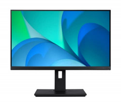 Acer Vero Br247Y 23.8 Inch Full Hd IPS Led Monitor I Height Adjustment,Pivot,Tilt&Swivel Features|Ecofriendly 65% Pcr Material I Vga,Hdmi,Dp&USB 3.0 Hub I Stereo Speakers I Eye Care Features,Black