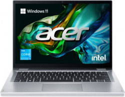 Acer Aspire 3 Spin 14 Intel Core i3 13th Gen N305 - (8 GB/512 GB SSD/Windows 11 Home) A3SP14-31PT Thin and Light Laptop(14 inch, Silver, 1.54 Kg, With MS Office)