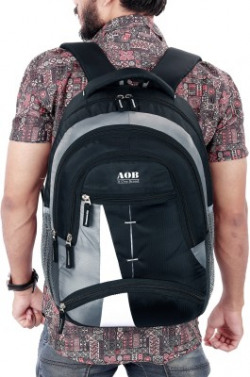 aob 35 L Backpack/School Bag/College Bag Office Casual Bag Waterproof School Bag 35 L Backpack(Black)