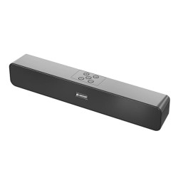 LAPCARE Musi Bar 16W Bluetooth Speaker 5.3 Soundbar with Robust Bass, 52mm Drivers|Stereo Sound | Upto 10 Hrs Playtime Multiple Connectivity (Grey)
