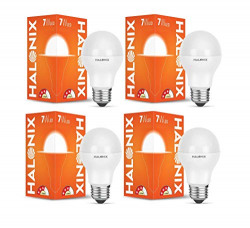Halonix Astron Plus Base E27 7-Watt LED Bulb (Pack of 4, Cool Day Light)