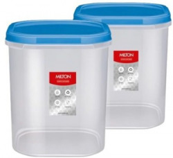MILTON Plastic Utility Container 2000 ml(Pack of 2, White)