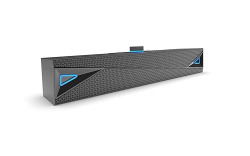 AmazonBasics 20W Bluetooth Soundbar with 2000mAh Battery | 2X Bass | Up to 9hrs of Playback | Bluetooth 5.3, Aux in, USB, Micro TF Card Connectivity (Grey)