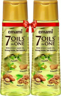 EMAMI 7 OILS IN ONE 500ML - PACK OF 2 HAIR OIL(1000 ML)