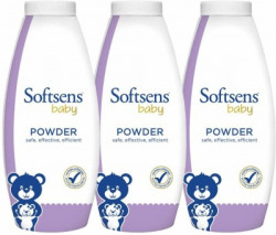 Softsens Baby Powder 200g (Pack of 3)(3 x 200 g)