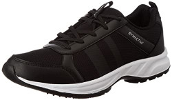 AMAZON BRAND - SYMACTIVE MEN'S FANATIC BLACK RUNNING SHOE_9 UK (MEN SPORTS SHOES)