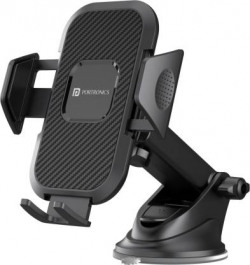 Portronics Car Mobile Holder for Dashboard(Black)