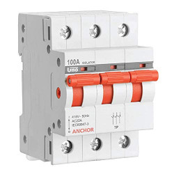 Anchor by Panasonic 98059 Uno Series 40 Ampere TP Isolator, (White, Pack of 2)
