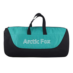 Arctic Fox Polyester 22 cms Travel Duffle Bag(FEXDUFATLWO031024_Black)