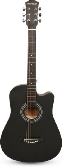 MEDELLIN 38 MATT BLACK ACOUSTIC GUITAR LINDEN WOOD ROSEWOOD RIGHT HAND