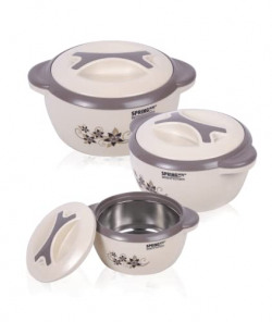 SPRINGWAY - Brand of Happiness Stainless Steel Floral Casserole - 1500