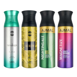 AJMAL 1 Raindrops Femme for Women, 1 Aurum Femme for Women, 1 Nighting