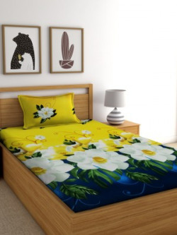 RisingStar Single Printed Bedsheet starts at 179