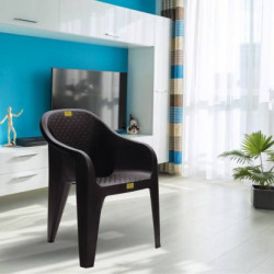 Patiofy Plastic Chair, Arm Chair for Home, Living Room Chair, Outdoor