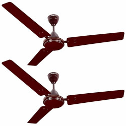 Havells Pacer 1200mm 2 Star Energy Saving Ceiling Fan (Brown, Pack of
