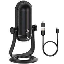 AUDIO ARRAY AM-C9 USB PLUG & PLAY CONDENSER MICROPHONE KIT | METALLIC