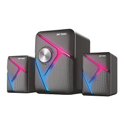 ANT ESPORTS GS270 2.1 STEREO WIRED GAMING SPEAKERS WITH SUBWOOFER, RGB