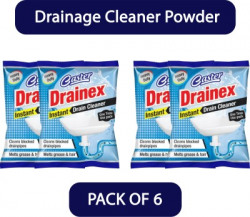 caster drainex Instant Drainage Block Remover (50 g, Pack of 6)