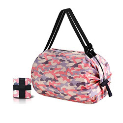 Reusable Shopping Bags, Foldable Grocery Storage Tote, Waterproof Oxfo
