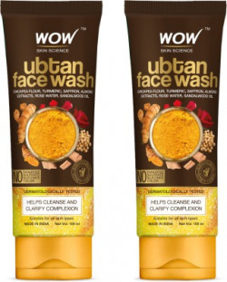 WOW SKIN SCIENCE Ubtan with Chickpea Flour, Turmeric, Saffron, Almond