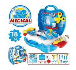 Smart Picks Medical Suitcase Pretend Play Doctor Set for Kids (Multico